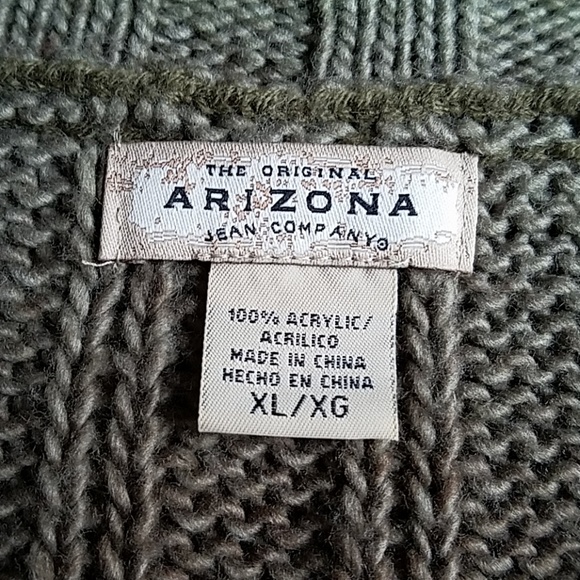 Vintage Y2K Arizona Ombre V-Neck Sweater Size XL - Picture 4 of 6